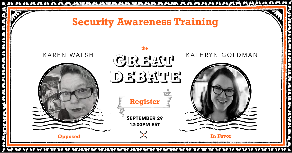 The Great Debate Security Awareness Training