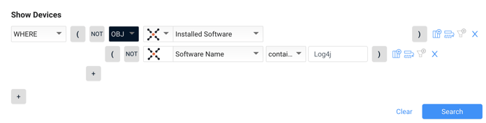 log4j - installed software