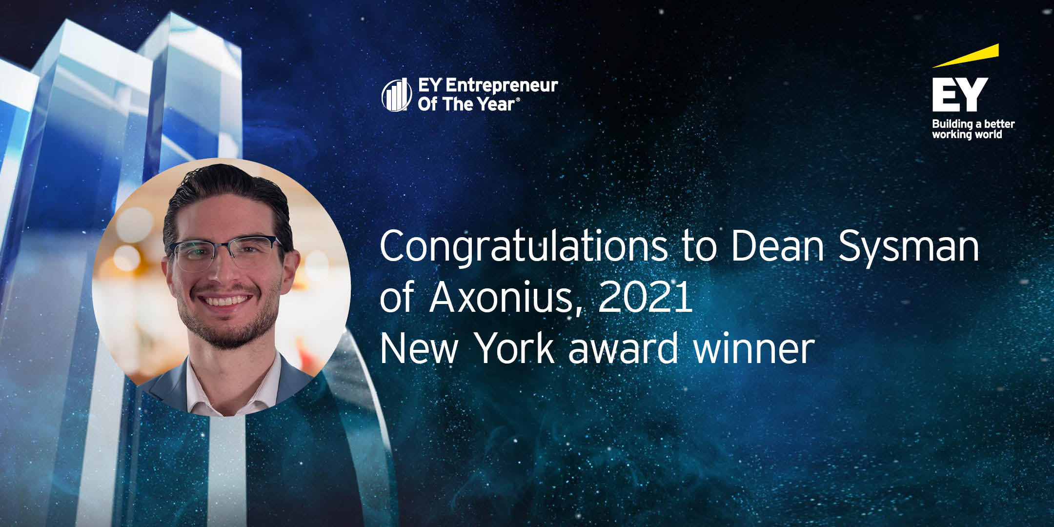 EY Announces Dean Sysman, CEO and Co-Founder of Axonius as an Entrepreneur Of The Year® 2021 New York Award Winner